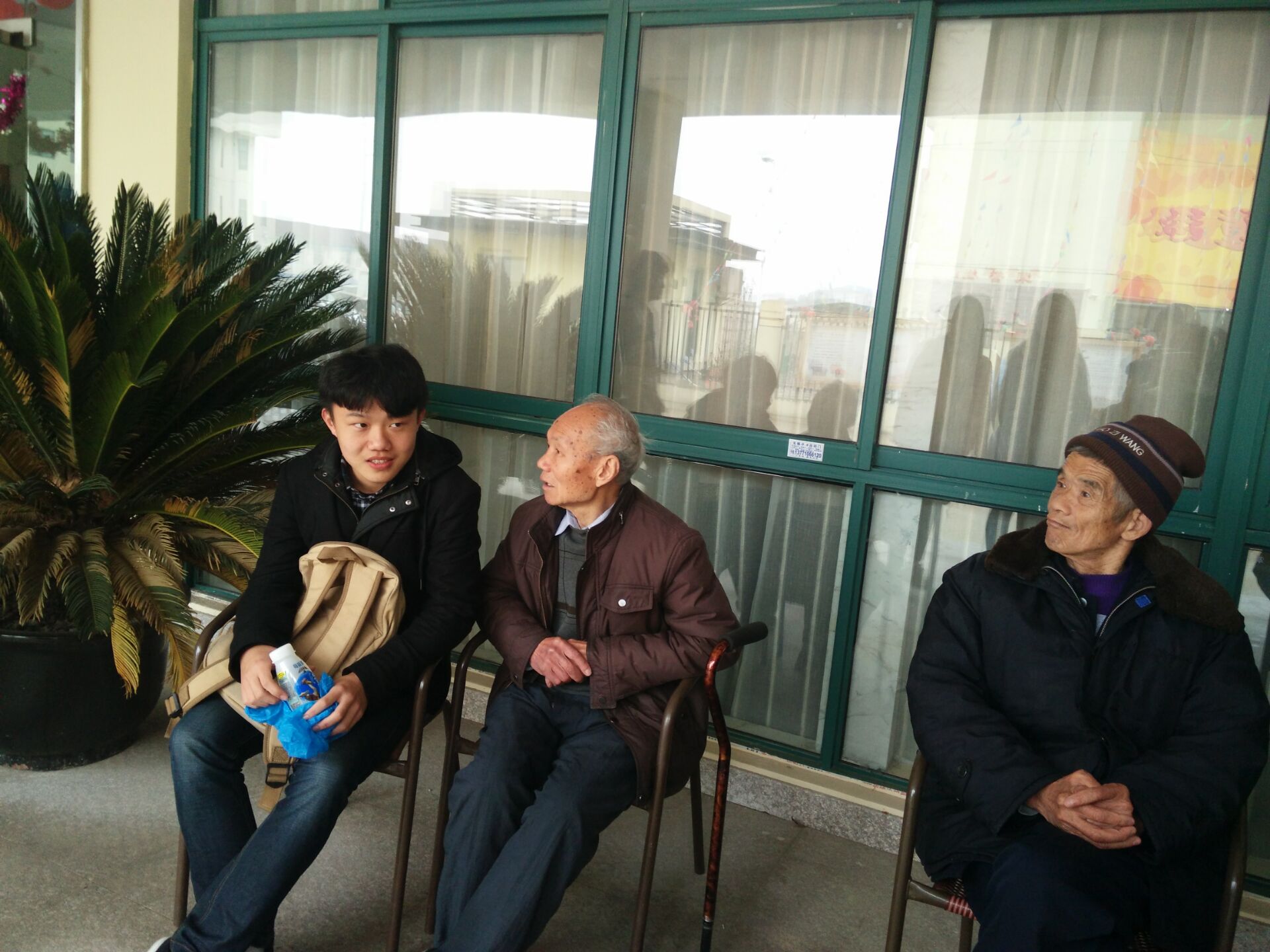 情暖夕阳，孝老爱亲——环土学院环工1502、1402团支部开展义工服务活动