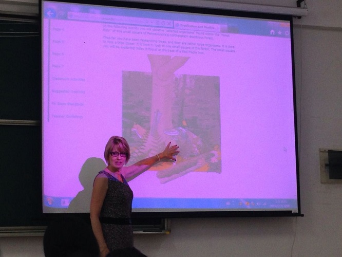 美国和德国教育专家来环土学院开展本科生双语教学课程